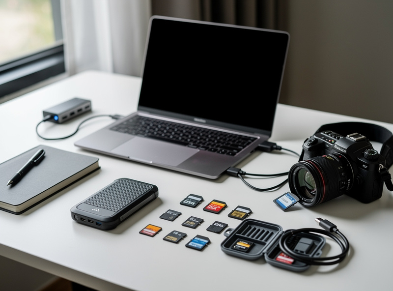 Hard drive SD cards photo backup