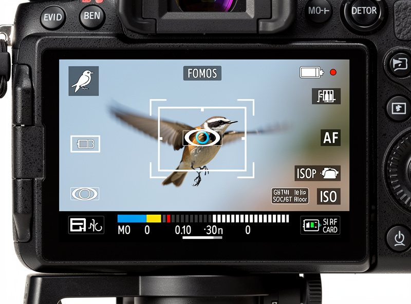 Camera autofocus bird detection tracking mode
