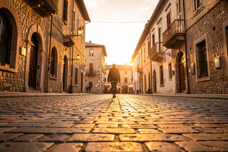 Travel photography composition