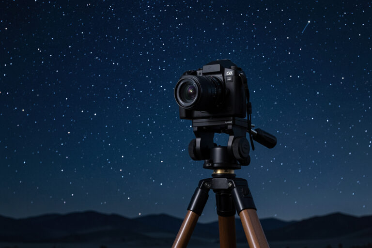 Star tracker guide for astrophotography