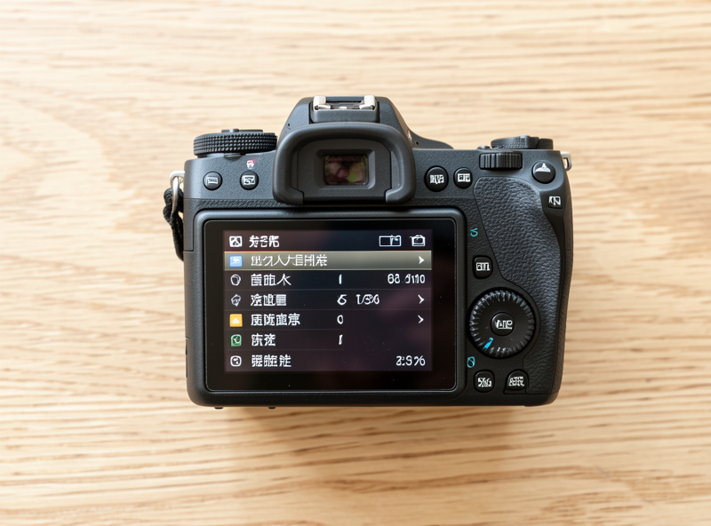 Photographer adjusting manual exposure settings on a mirrorless camera for video