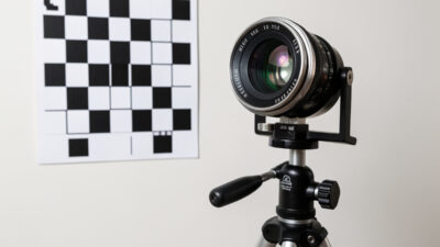 Vintage lens tested on a 40MP mirrorless camera against a resolution chart